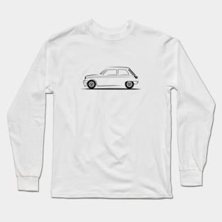 Renault 5 Le Car Black Long Sleeve T-Shirt